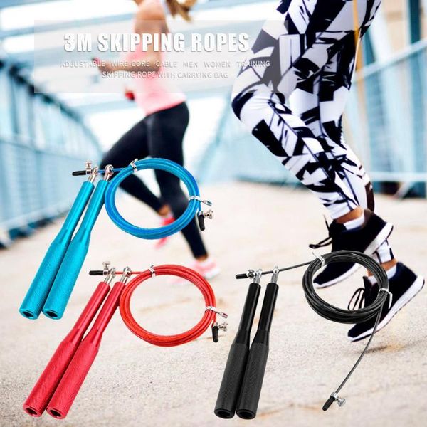 1pc durable jump ropes delicate texture men women sports fitness 3m skipping rope adjustable fast speed
1pc durable jump ropes delicate texture men women sports fitness 3m skipping rope adjustable fast speed