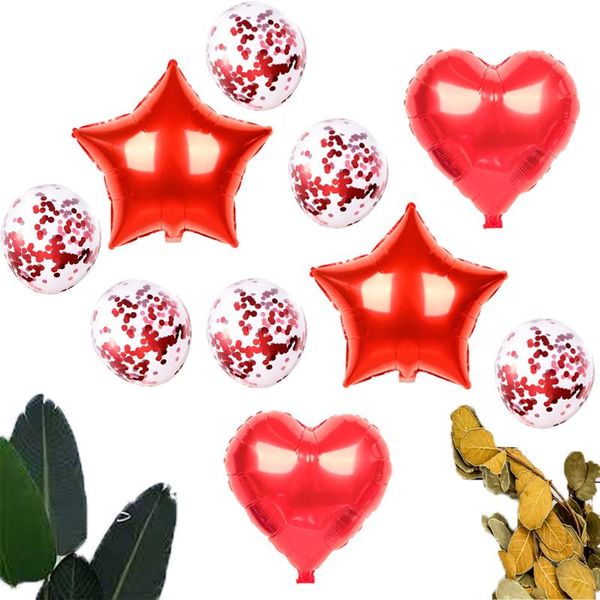 10pcs/set heart star balloons confetti balloon set wedding birthday party year decoration kids air helium balls globos
10pcs/set heart star balloons confetti balloon set wedding birthday party year decoration kids air helium balls globos