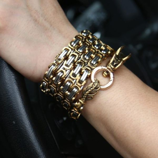 link, chain men steel dragon bracelet multifunctional decorative necklace waist car pendant 1m long used for, Black
link, chain men steel dragon bracelet multifunctional decorative necklace waist car pendant 1m long used for, Black