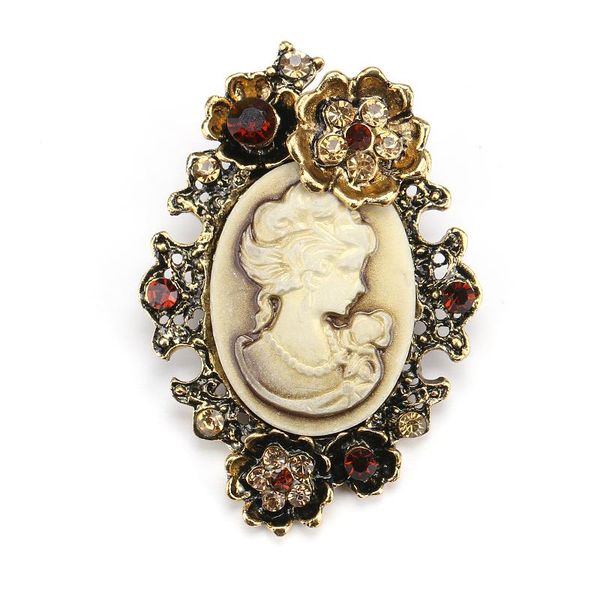 pins, brooches women's fashion style flower queen head portrait brooch vintage cameo elegant for antique wedding diy jewelry, Gray
pins, brooches women's fashion style flower queen head portrait brooch vintage cameo elegant for antique wedding diy jewelry, Gray