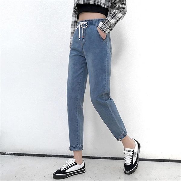 women's jeans 2021 spring and autumn ankle-length harem pants loose straight radish, Blue
women's jeans 2021 spring and autumn ankle-length harem pants loose straight radish, Blue