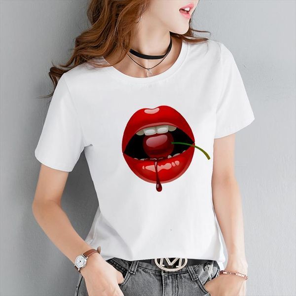 and women vogue o neck mens womens short sleeve harajuku beauty lips printing leisure streetwear korean style female, White;black
and women vogue o neck mens womens short sleeve harajuku beauty lips printing leisure streetwear korean style female, White;black