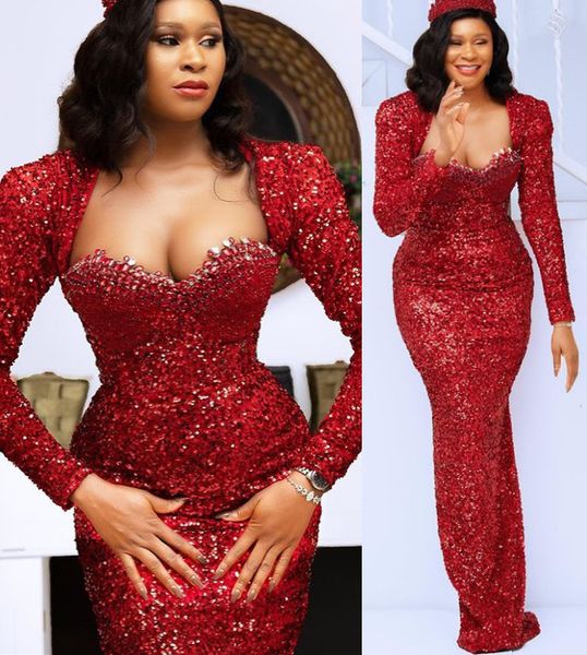 2022 plus size arabic aso ebi burgundy mermaid prom dresses crystals sequined lace evening formal party second reception birthday engagement, Black
2022 plus size arabic aso ebi burgundy mermaid prom dresses crystals sequined lace evening formal party second reception birthday engagement, Black