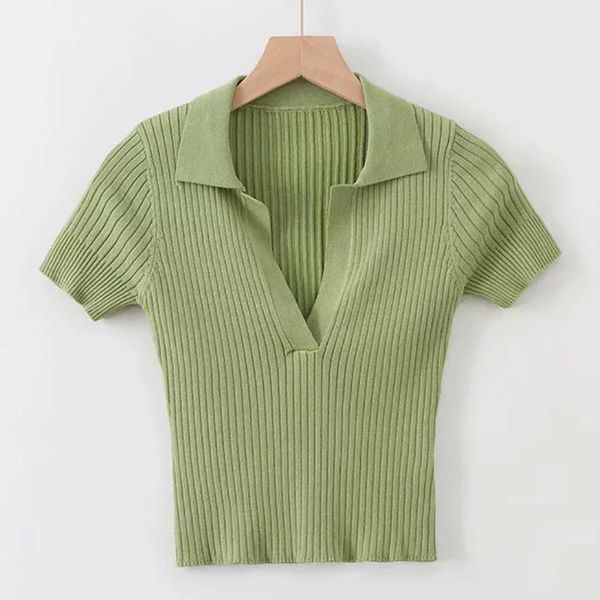 women's t-shirt heliar women plain shirts summer short sleeve knitted crop female ribbed solid cropped tees, White
women's t-shirt heliar women plain shirts summer short sleeve knitted crop female ribbed solid cropped tees, White