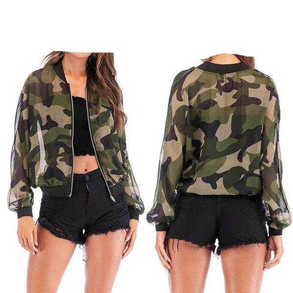 women's jackets camouflage women jacket casual fashion collar sun protection coat loose outwear zipper stand up fall 2021 green clothin, Black;brown
women's jackets camouflage women jacket casual fashion collar sun protection coat loose outwear zipper stand up fall 2021 green clothin, Black;brown