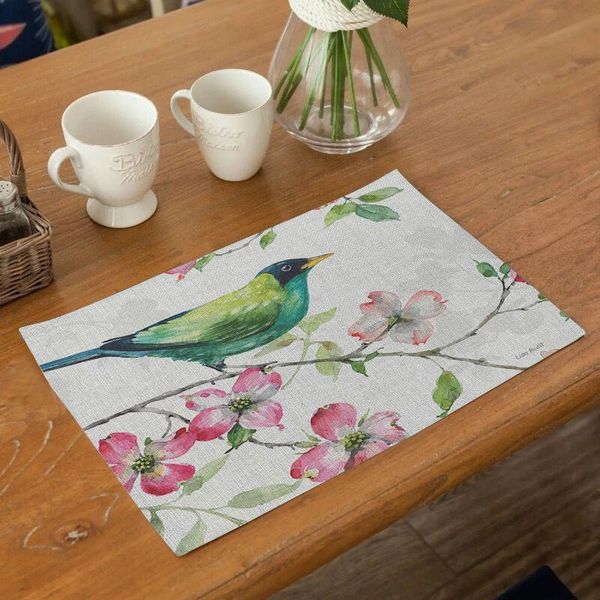 table runner fuwatacchi the bird placemat for dining simple style drink coasters rectangle cup pad tableware mat kitchen decoration
table runner fuwatacchi the bird placemat for dining simple style drink coasters rectangle cup pad tableware mat kitchen decoration