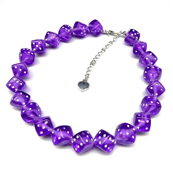 chokers colorful acrylic dice beads stretch choker funny game lucky necklace women fashion jewerly, Golden;silver
chokers colorful acrylic dice beads stretch choker funny game lucky necklace women fashion jewerly, Golden;silver