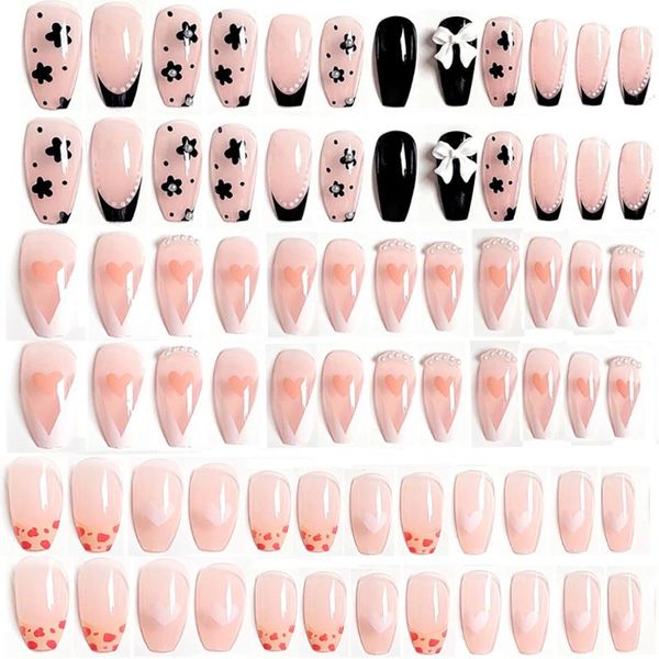 false nails 24pcs/set romantic sweet bowknot leopard print fake french stiletto full cover with glue diy nail art tools, Red;gold
false nails 24pcs/set romantic sweet bowknot leopard print fake french stiletto full cover with glue diy nail art tools, Red;gold