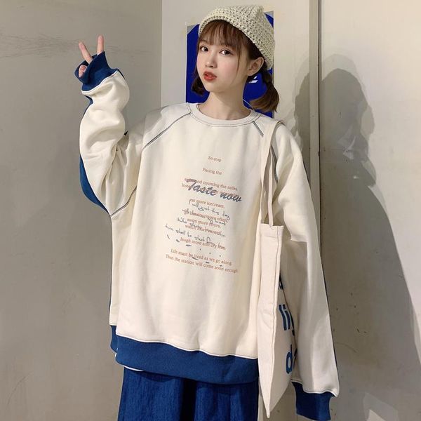 hoodies women patchwork printed harajuku kawaii simple school girls pullover sweatshirt all-match loose daily casual kpop c women's & s, Black
hoodies women patchwork printed harajuku kawaii simple school girls pullover sweatshirt all-match loose daily casual kpop c women's & s, Black