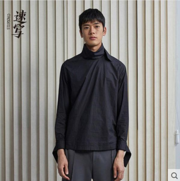s-6xl 2021 men's clothing hair stylist fashion street irregular design simplicity shirt coat plus size costumes casual shirts, White;black
s-6xl 2021 men's clothing hair stylist fashion street irregular design simplicity shirt coat plus size costumes casual shirts, White;black