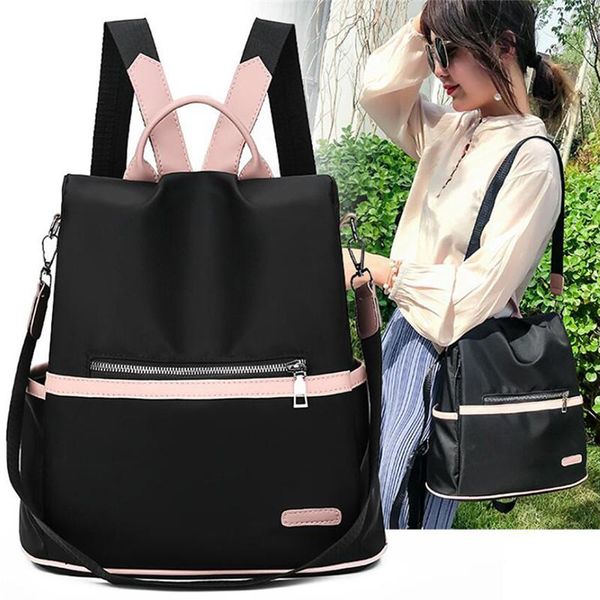 outdoor bags s casual oxford backpack women black waterproof nylon school for teenage girls fashion travel tote packbag
outdoor bags s casual oxford backpack women black waterproof nylon school for teenage girls fashion travel tote packbag
