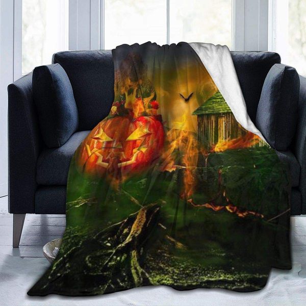 Throw Blanket for Kids Teens Adults Soft Warm Halloween Pumpkin Field Dark Forest Night Fire Bat Cottage Microfiber All Season
Throw Blanket for Kids Teens Adults Soft Warm Halloween Pumpkin Field Dark Forest Night Fire Bat Cottage Microfiber All Season