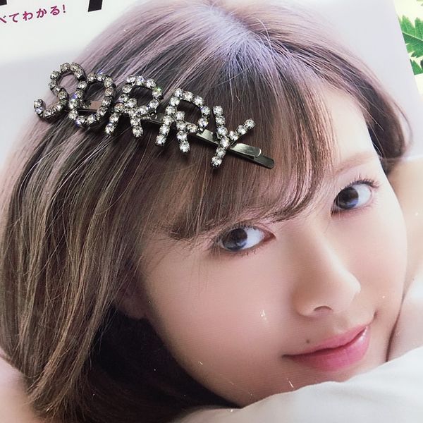 harajuku capital english letter full diamond personality hairpin, Golden;silver
harajuku capital english letter full diamond personality hairpin, Golden;silver