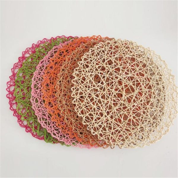 mats & pads 2pcs 15'' woven paper placemat tableround place dinning kitchen decor mug pad diy accessories 2021
mats & pads 2pcs 15'' woven paper placemat tableround place dinning kitchen decor mug pad diy accessories 2021