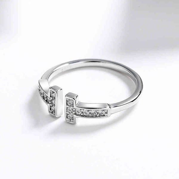 rings open double t ring women's simple temperament fashion ins small and versatile diamond t letter index finger, Silver
rings open double t ring women's simple temperament fashion ins small and versatile diamond t letter index finger, Silver