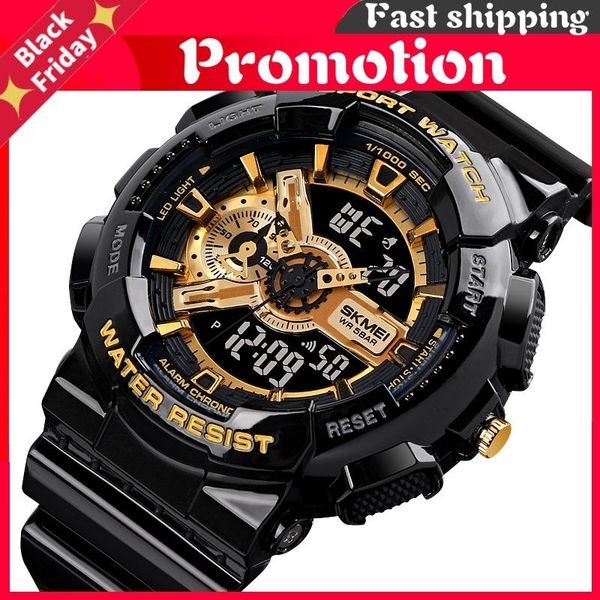 wristwatches youth fashion digital watch men shockproof waterproof dual led chrono alarm clock mens watches cool hour 1688, Slivery;brown
wristwatches youth fashion digital watch men shockproof waterproof dual led chrono alarm clock mens watches cool hour 1688, Slivery;brown