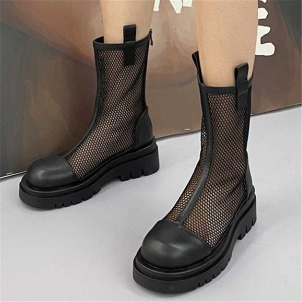 spring summer women black breathable hollow out mesh ankle boots fashion round toe platform zip ladies party shoes
spring summer women black breathable hollow out mesh ankle boots fashion round toe platform zip ladies party shoes