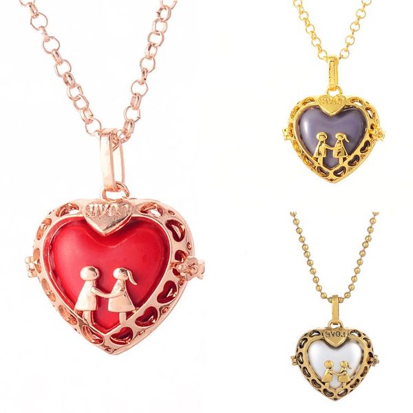 pendant necklaces hearts bola harmony balls for pregnant baby necklace couple lover, Silver
pendant necklaces hearts bola harmony balls for pregnant baby necklace couple lover, Silver