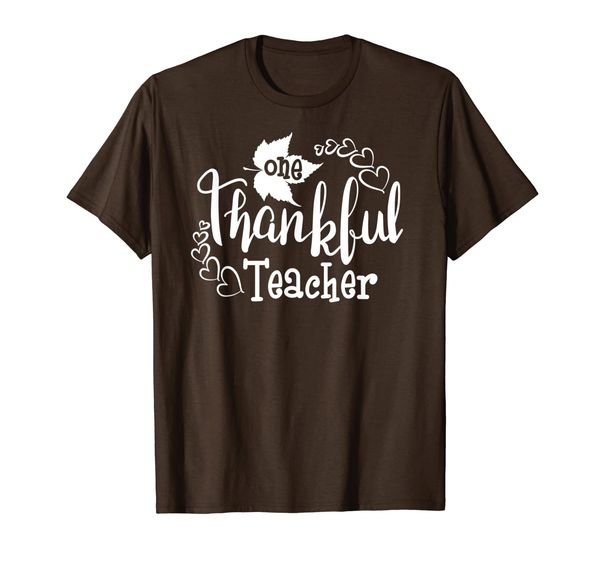 Teachers Thanksgiving T-Shirt One Thankful Teacher Tee Shirt, Mainly pictures 
Teachers Thanksgiving T-Shirt One Thankful Teacher Tee Shirt, Mainly pictures