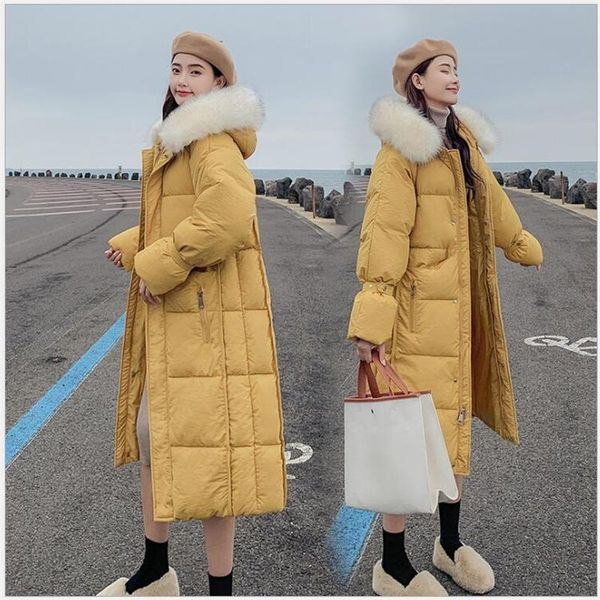 women's trench coats winter collection women jacket 2021 stylish windproof female coat long warm parkas 206, Tan;black
women's trench coats winter collection women jacket 2021 stylish windproof female coat long warm parkas 206, Tan;black