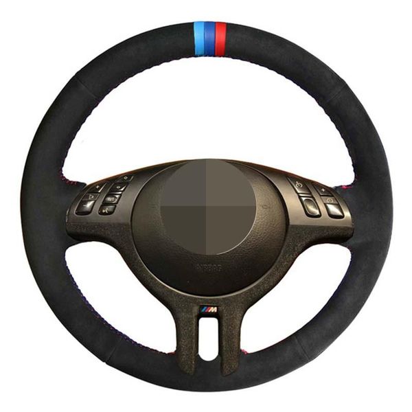 steering wheel covers car cover diy hand-stitched black genuine leather suede for e46 325i x5 e53 e39
steering wheel covers car cover diy hand-stitched black genuine leather suede for e46 325i x5 e53 e39