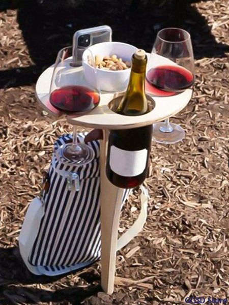 camp furniture foldable wine table with round deskoutdoor picnic glass holder for camping and dining removable wooden rack
camp furniture foldable wine table with round deskoutdoor picnic glass holder for camping and dining removable wooden rack