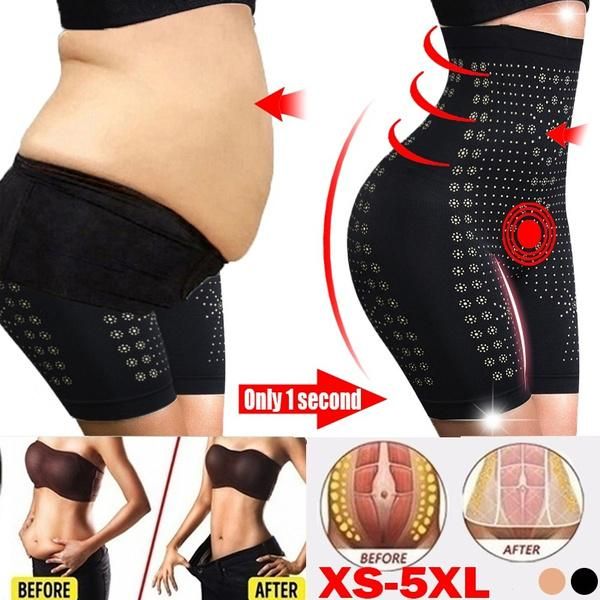 women's shapers high-waist abdomen pants anion quantum fat burning waist binding body slimming hip-lifting panties, Black;white
women's shapers high-waist abdomen pants anion quantum fat burning waist binding body slimming hip-lifting panties, Black;white