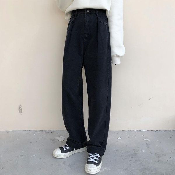women's jeans sml 2021 korean style autumn women long denim pants casual loose high waist for straight womans (x1368), Blue
women's jeans sml 2021 korean style autumn women long denim pants casual loose high waist for straight womans (x1368), Blue