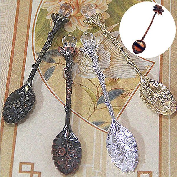 spoons 1pcs crystal head coffee spoon metal alloy vintage dessert teaspoons ice cream western tableware
spoons 1pcs crystal head coffee spoon metal alloy vintage dessert teaspoons ice cream western tableware