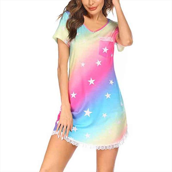 tie dye gradient nightgowns vestidos womens sleepwears mujer verano sleep shirt pocket dress v neck sleeve lace printed nightshirt, Black;red
tie dye gradient nightgowns vestidos womens sleepwears mujer verano sleep shirt pocket dress v neck sleeve lace printed nightshirt, Black;red