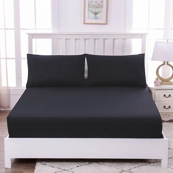 sheets & sets high-end solid color sheet with elastic black queen size bed set double four corners and band
sheets & sets high-end solid color sheet with elastic black queen size bed set double four corners and band