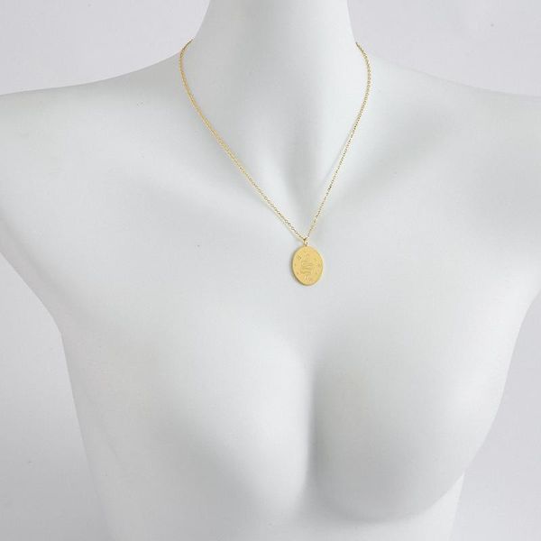 pendant necklaces selling engrave desert snake star oval necklace stainless steel as fashion lady gift, Silver
pendant necklaces selling engrave desert snake star oval necklace stainless steel as fashion lady gift, Silver