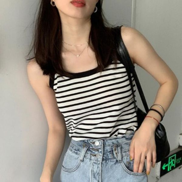 women's tanks & camis 2021 summer t-shirts women fashion vest sleeveless stripe loose singlets camisole cotton casual tank, White
women's tanks & camis 2021 summer t-shirts women fashion vest sleeveless stripe loose singlets camisole cotton casual tank, White