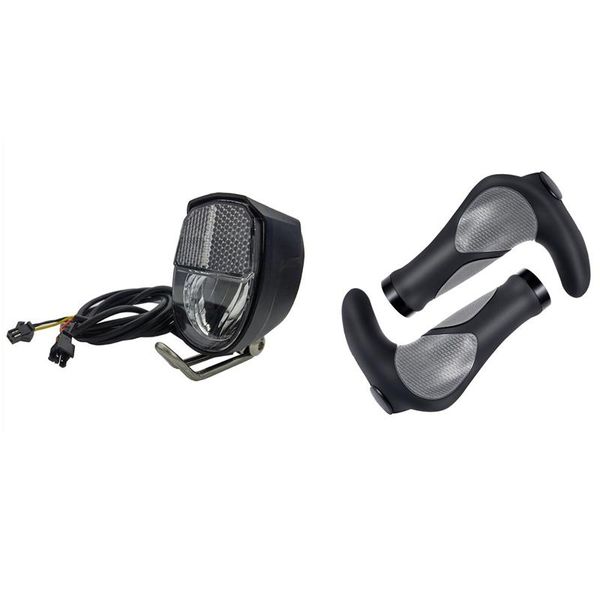 bike handlebars &components 1pair ergonomic antislip handlebar grips with 6v-80v 24v 36v 48v 60v compatible 2w 70lux electric e-bike headlig
bike handlebars &components 1pair ergonomic antislip handlebar grips with 6v-80v 24v 36v 48v 60v compatible 2w 70lux electric e-bike headlig