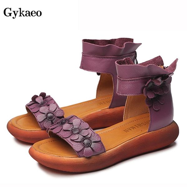 gykaeo ethnic women's sandals genuine leather loafers low heeled flowers summer shoes female cowhide gladiator sapato, Black
gykaeo ethnic women's sandals genuine leather loafers low heeled flowers summer shoes female cowhide gladiator sapato, Black