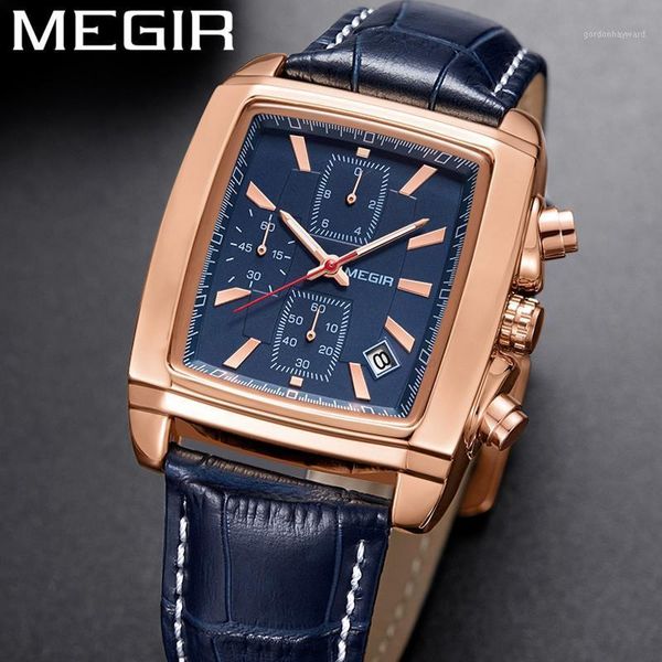watch men auto date chronograph military male clock genuine leather classic man sport wristwatch 2028 wristwatches, Slivery;brown
watch men auto date chronograph military male clock genuine leather classic man sport wristwatch 2028 wristwatches, Slivery;brown