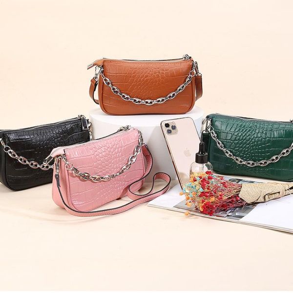 evening bags women's shoulder genuine leather alligator pattern cowhide luxury female crossbody baguette bag with chain armpit handbags
evening bags women's shoulder genuine leather alligator pattern cowhide luxury female crossbody baguette bag with chain armpit handbags