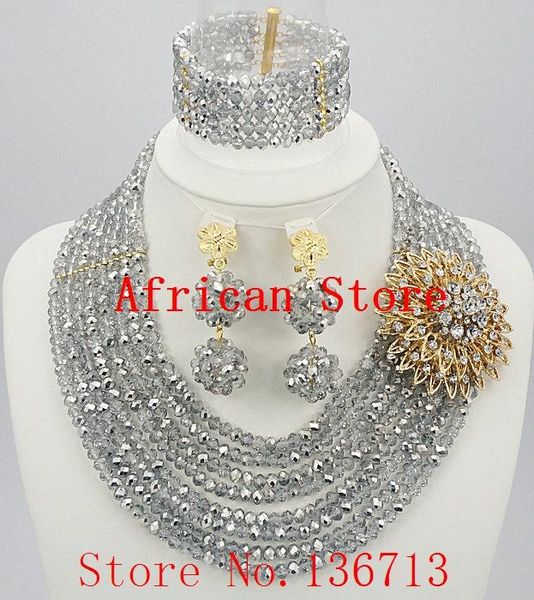 earrings & necklace fashion african handmade beads layer jewelry set women summer winter choker female mother party gifts l012, Silver
earrings & necklace fashion african handmade beads layer jewelry set women summer winter choker female mother party gifts l012, Silver