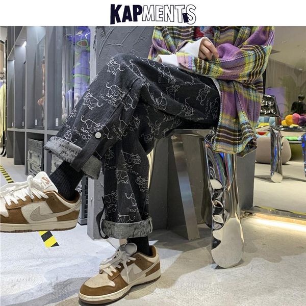 men's jeans kapments men kawaii cartoon harajuku pants 2021 mens japanese streetwear wide leg denim trousers male baggy korean joggers, Blue
men's jeans kapments men kawaii cartoon harajuku pants 2021 mens japanese streetwear wide leg denim trousers male baggy korean joggers, Blue