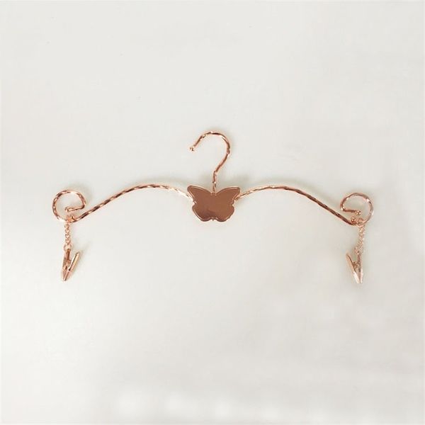 fashion butterfly metal bra clothes hanger twisted lines underwear lingerie drying rack with clothes pins 28cm 243 v2
fashion butterfly metal bra clothes hanger twisted lines underwear lingerie drying rack with clothes pins 28cm 243 v2