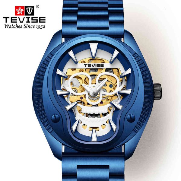 watch 2021 swiss tevise tiktok fashion men's luminous stainless steel hollowed, Slivery;brown
watch 2021 swiss tevise tiktok fashion men's luminous stainless steel hollowed, Slivery;brown