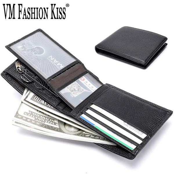 wallets vm fashion kiss mens leather bifold multi-function money wallet cardholder business short cowhide, Red;black
wallets vm fashion kiss mens leather bifold multi-function money wallet cardholder business short cowhide, Red;black