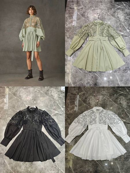 casual dresses arrival women hollow out lace stand collar lantern sleeve patchwork a-line mini holiday vocation female lhks, Black;gray
casual dresses arrival women hollow out lace stand collar lantern sleeve patchwork a-line mini holiday vocation female lhks, Black;gray