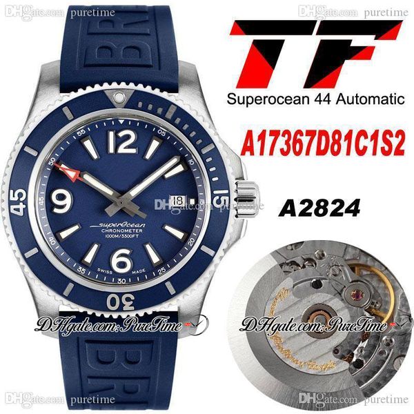 tf superocean 44 eta a2824 automatic mens watch a17367d81c1s2 blue dial stick number markers black rubber strap super edition watches pureti, Slivery;brown
tf superocean 44 eta a2824 automatic mens watch a17367d81c1s2 blue dial stick number markers black rubber strap super edition watches pureti, Slivery;brown
