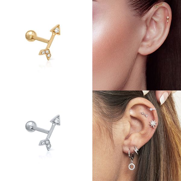 roxi personality arrow stud earring for women 925 sterling silver jewelry earring kraakbeen piercing earing pendientes 925 arete, Golden;silver
roxi personality arrow stud earring for women 925 sterling silver jewelry earring kraakbeen piercing earing pendientes 925 arete, Golden;silver