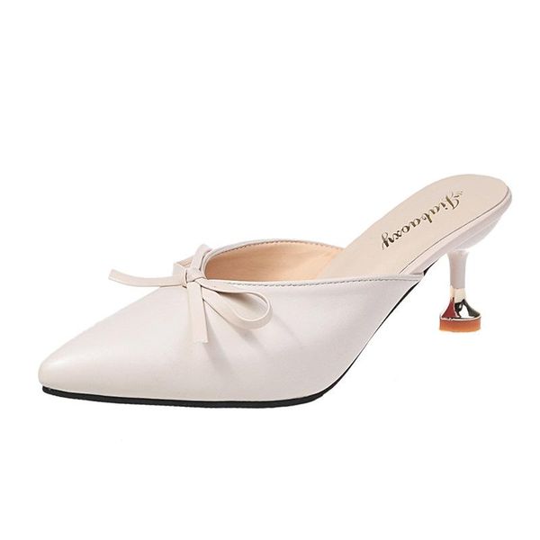 spring and summer outer wear slippers female vintage tip high-heeled women sandals, Black
spring and summer outer wear slippers female vintage tip high-heeled women sandals, Black