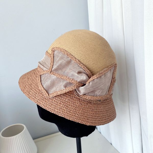 big hat hemp bow fisherman's women's spring and summer sun protection lafite straw fine grass color matching basin lady fashion, Blue;gray
big hat hemp bow fisherman's women's spring and summer sun protection lafite straw fine grass color matching basin lady fashion, Blue;gray