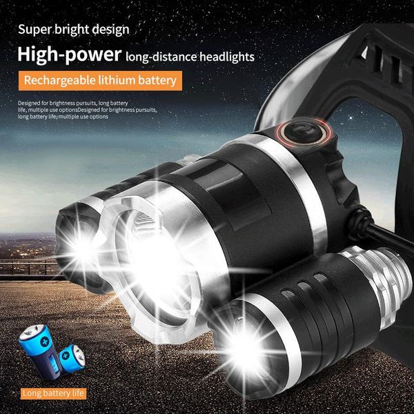 headlamps strong light led night fishing long-range rechargeable headlight high-power outdoor waterproof head-mounted
headlamps strong light led night fishing long-range rechargeable headlight high-power outdoor waterproof head-mounted