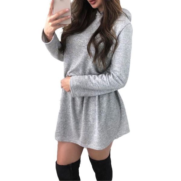 womens pure color long sleeve hooded dress office lady autumn casual fit and flare mini femme vestido dresses, Black;gray
womens pure color long sleeve hooded dress office lady autumn casual fit and flare mini femme vestido dresses, Black;gray