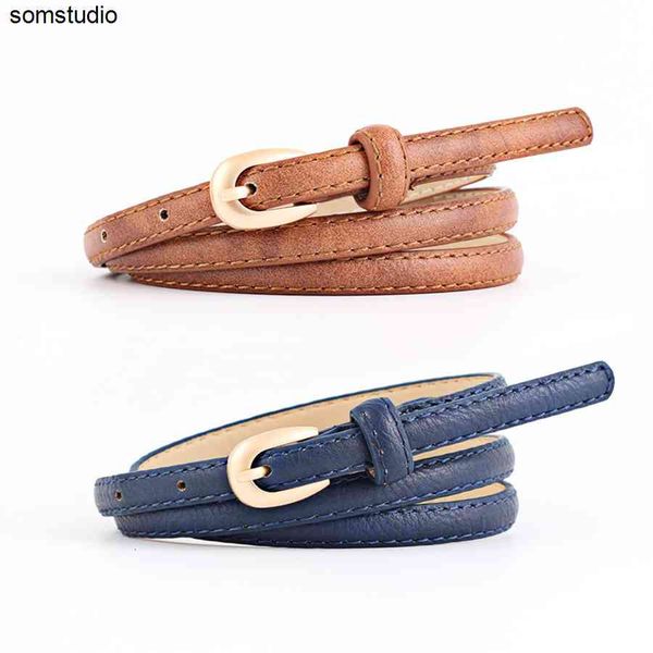 korean fashion women's thin casual dress shirt pin buckle small belt h6ts, Black;brown
korean fashion women's thin casual dress shirt pin buckle small belt h6ts, Black;brown